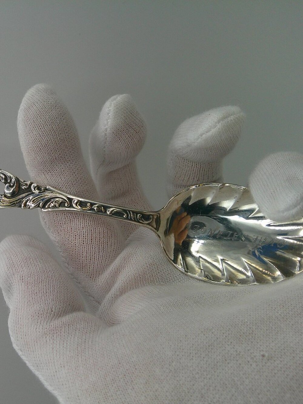 Vintage Thomsen Knudsen T.K. 60 GR Silver Plated Spoon 6"